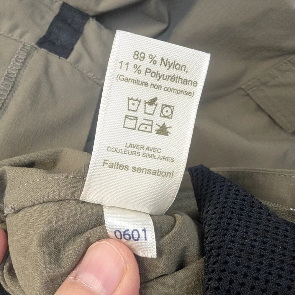 Tilley Adjustable Cargo Outdoor Utility Convertible Hiking camping pant TAUPE 16 - Picture 12 of 13
